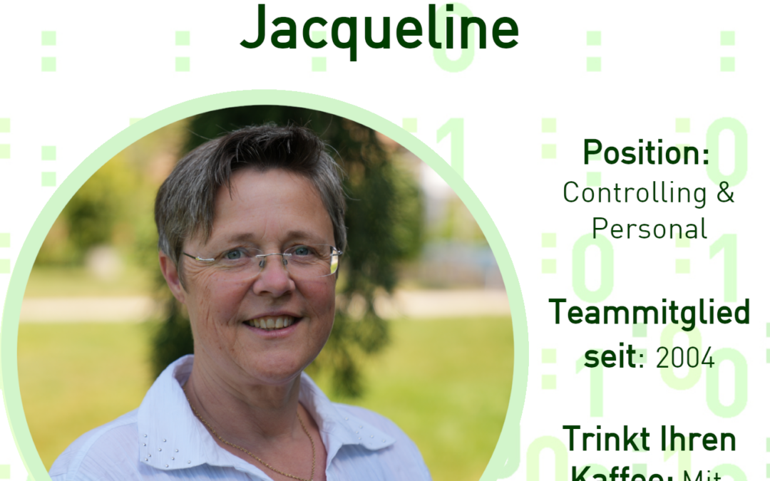 Unser Team stellt sich vor: Jacqueline