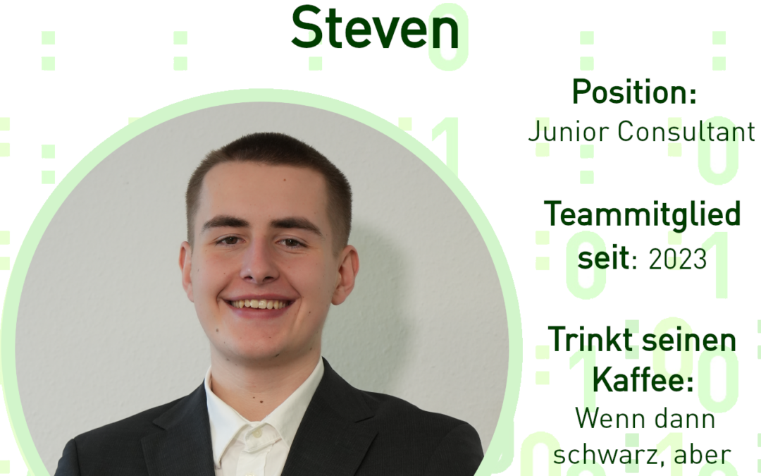 Wir stellen unser Team vor: Steven!