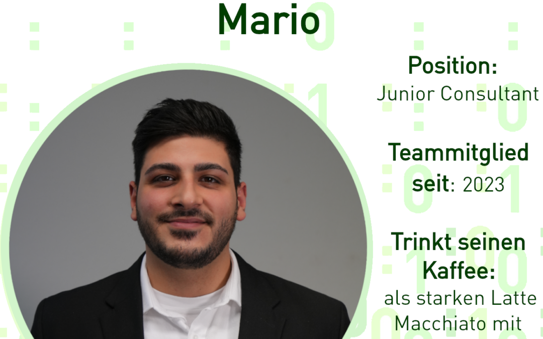 Wir stellen unser Team vor: Mario