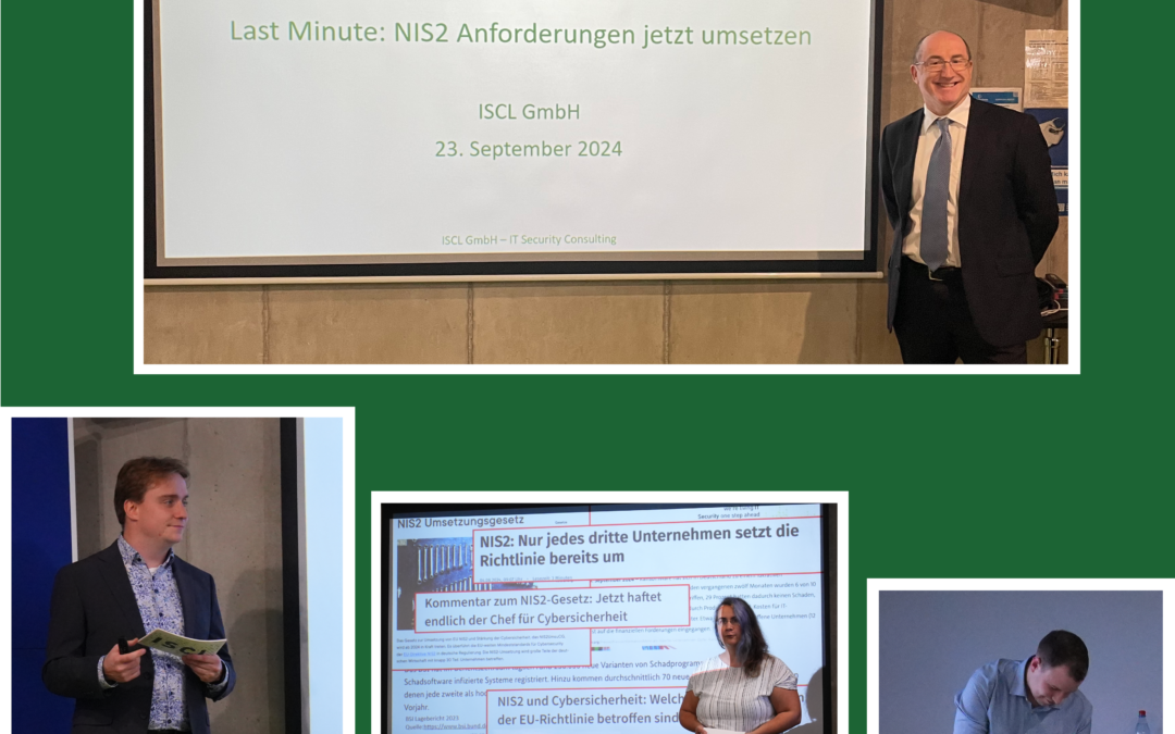 Wir bedanken uns bei allen Teilnehmern unseres Round Tables zum Thema NIS2!